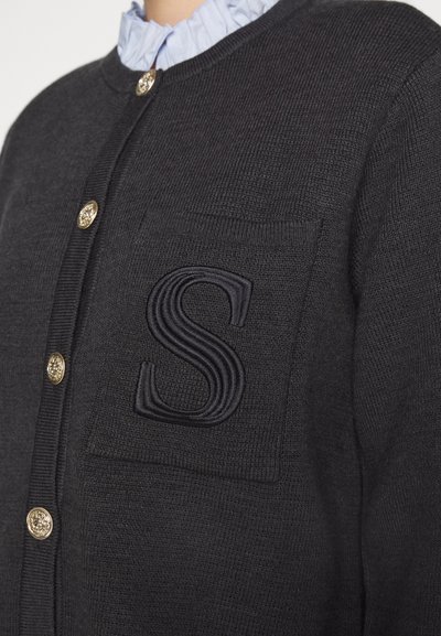 sandro CARDIGAN - Cardigan - charcoal grey