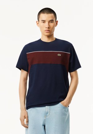 Apdrukāts T-krekls - navy blue expresso