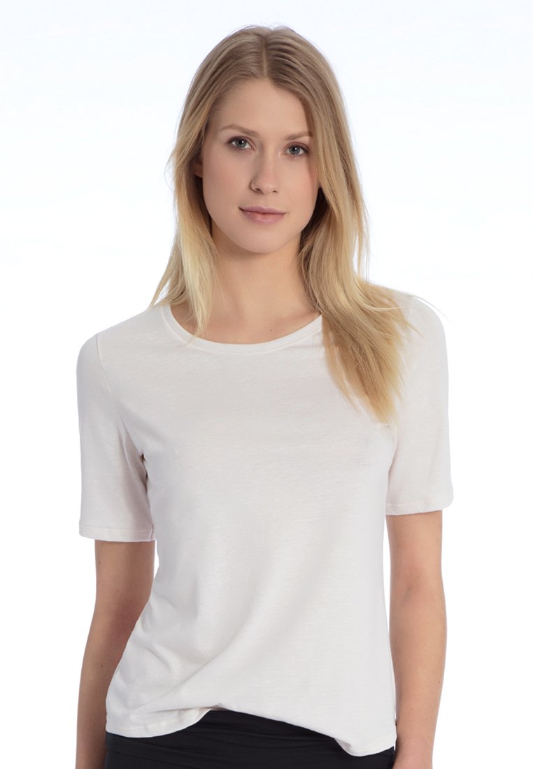 CALIDA Natural Luxe Canottiera, Bianco (Weiss 001), M Donna