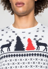 Denim Project XMAS DEER - Camisola - white