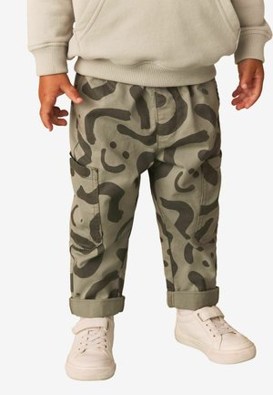 SIDE PULL-ON STANDARD - Housut - green print