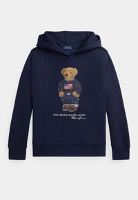 POLO BEAR FLEECE HOODIE 7-14Y - Felpa - cruise navy