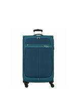 American Tourister DEEP DIVE ROLLEN DEHNFALTE - Trolley - teal lime ...