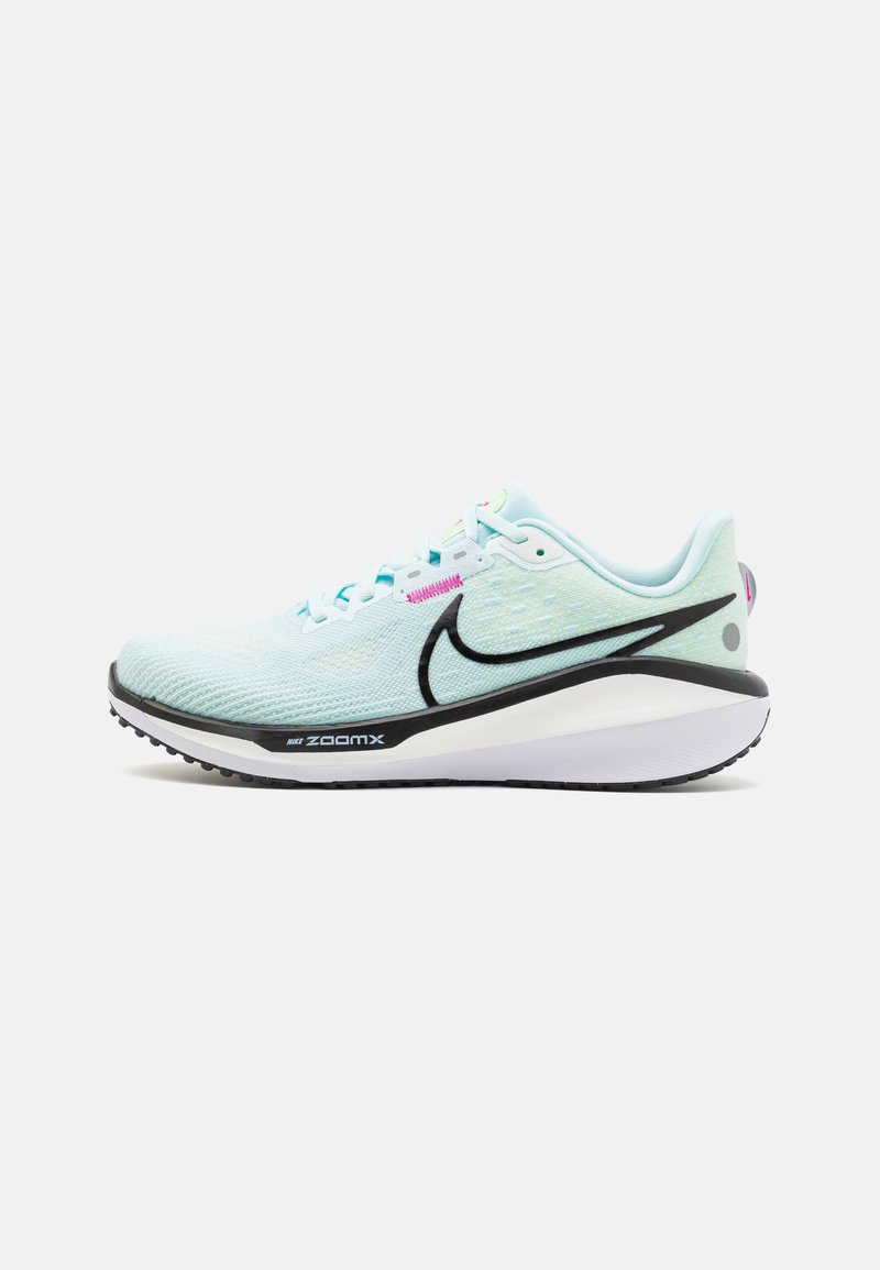 Nike Performance VOMERO 17 - Maanteejooksu jalatsid - glacier blue/black/barely green/vapor green/metallic silver/laser fuchsia