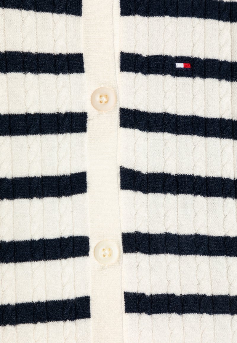 Tommy Hilfiger MINI CABLE CARDIGAN Strickjacke ivory petal