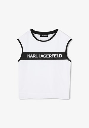 KARL LAGERFELD KIDS, SANS MANCHE À IMPRIMÉ - Débardeur - blanc