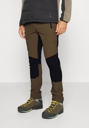 KUUSISAARI - Outdoorové kalhoty - dark olive