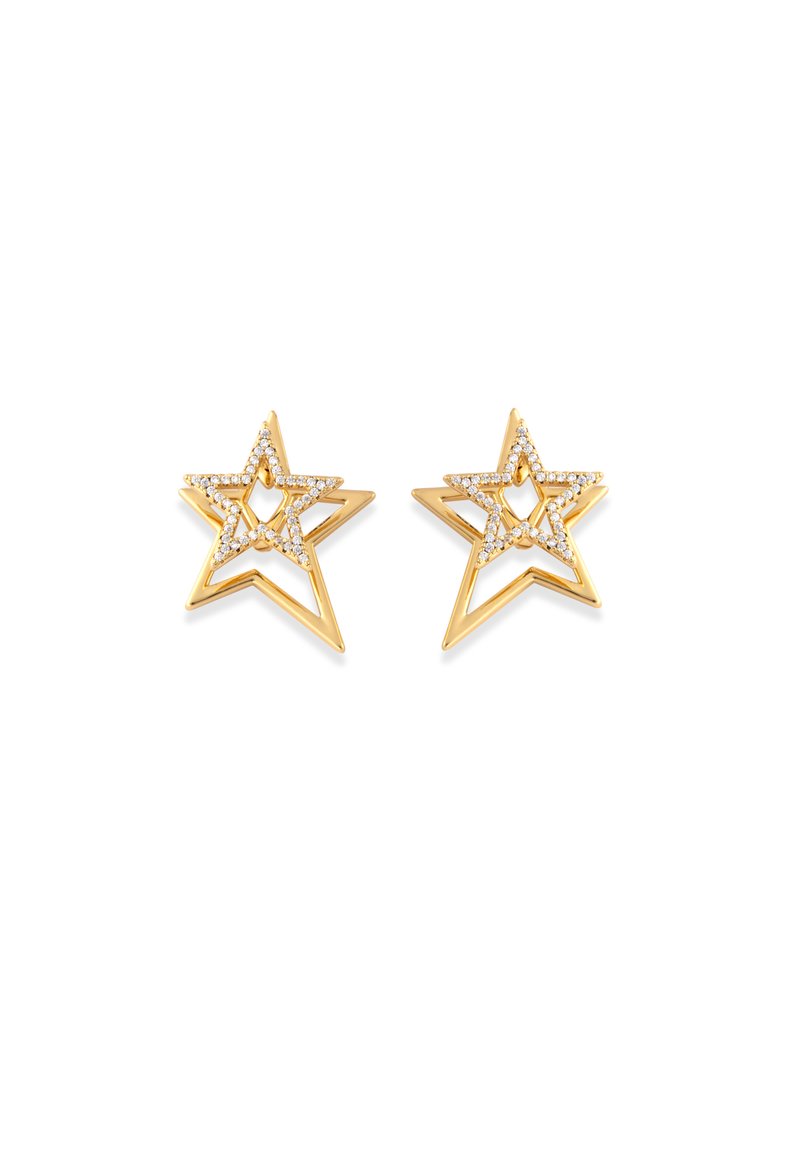 Damen Halsketten | Bellezza By H CRAFTSMANSHIP STAR Ohrringe gold silver/goldfarben - DX56139 Damen Halsketten | Bellezza By H CRAFTSMANSHIP STAR Ohrringe gold silver/goldfarben - DX56139