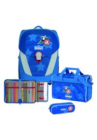 Scout SUNNY II SET - Schulranzen Set - fussball star/blau - Zalando.de