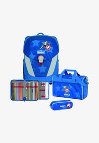 Scout SUNNY II SET - Schulranzen Set - fussball star/blau - Zalando.de