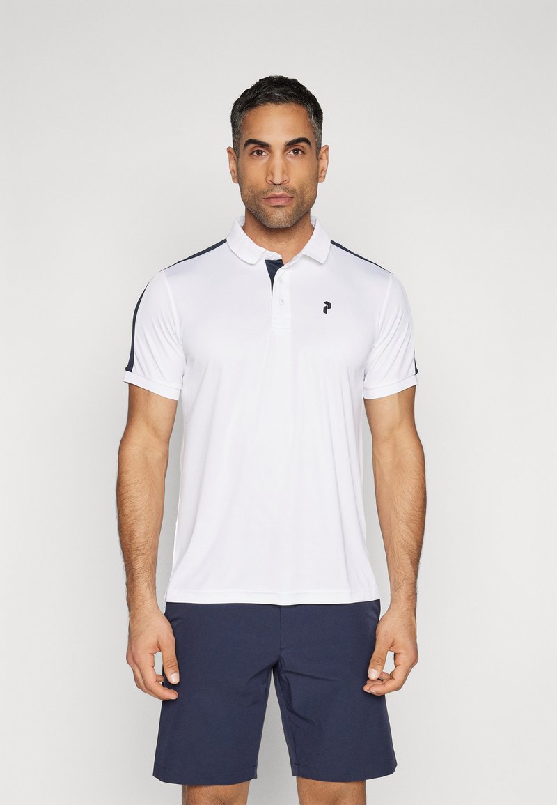 Peak Performance - PLAYER - Polo shirt - white/salute blue, Enlarge