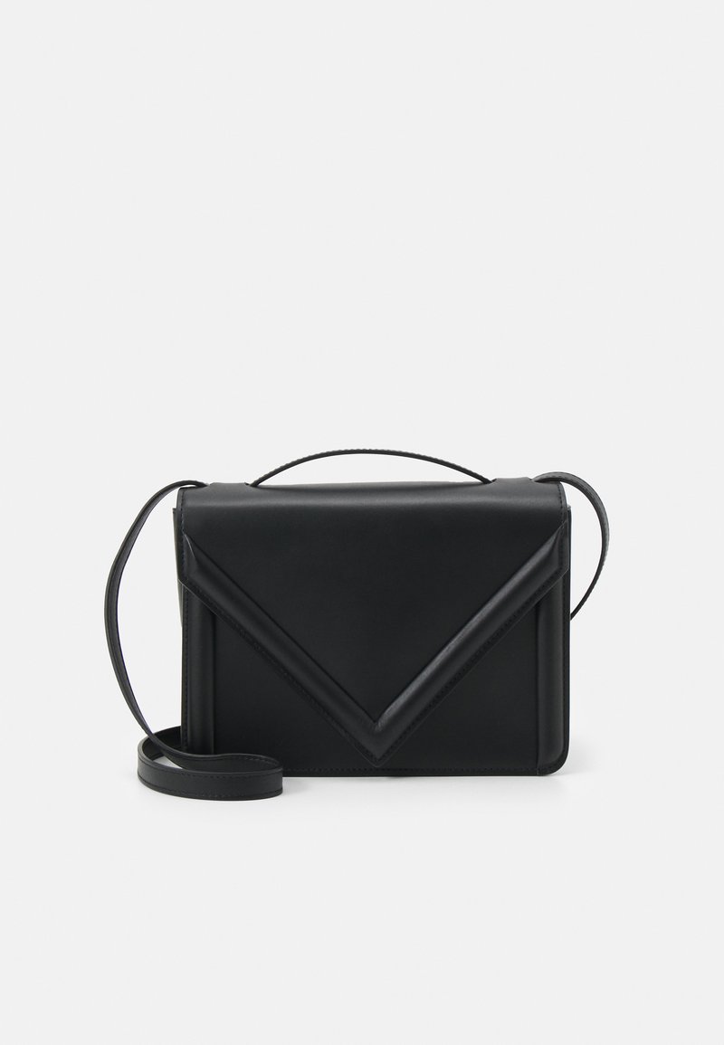 Mansur Gavriel FRAME BOX BAG Across body bag black/flamma/black