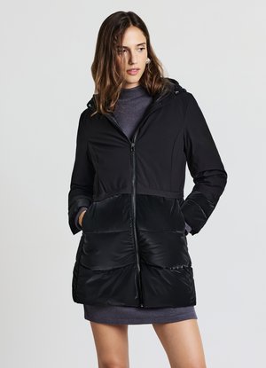 Calliope MBOTTITO CON CAPPUCCIO - Cappotto invernale - ultrablack