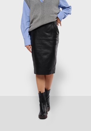 NEXT - Uska suknja - black