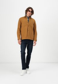 TOM TAILOR Hemd - deep cognac