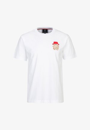 19V69 Italia, 19V69 ITALIA T-SHIRT RAFAEL BUCKET HAT TEDDY - T-Shirt print - white