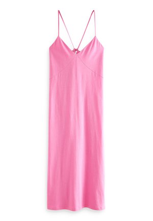 JERSEY CAMI MIDI DRESS - Džersejové šaty - pink