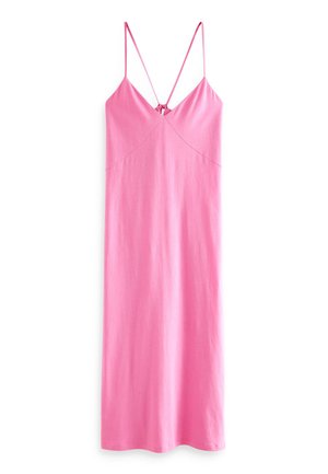 JERSEY CAMI MIDI DRESS - Džersio suknelė - pink