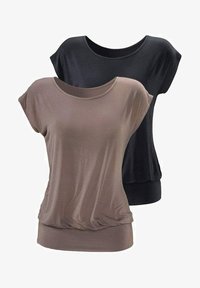 Selected, taupe schwarz