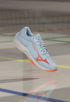 Mizuno LIGHTNING SELECT - Παπούτσια βόλεϊ - blue finch/sunstone/desert flower