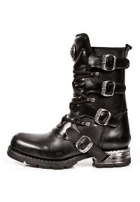New Rock Cowboy- / Bikerboots - schwarz