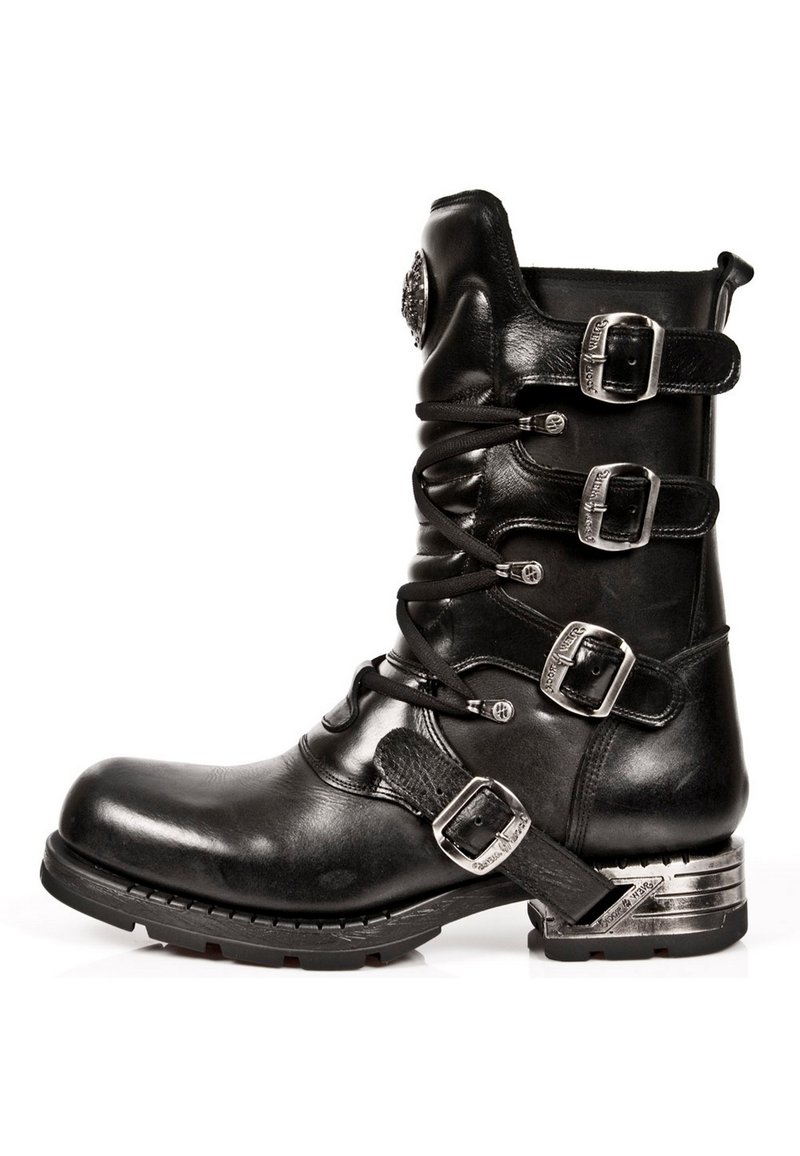 New Rock Cowboy- / Bikerboots - schwarz