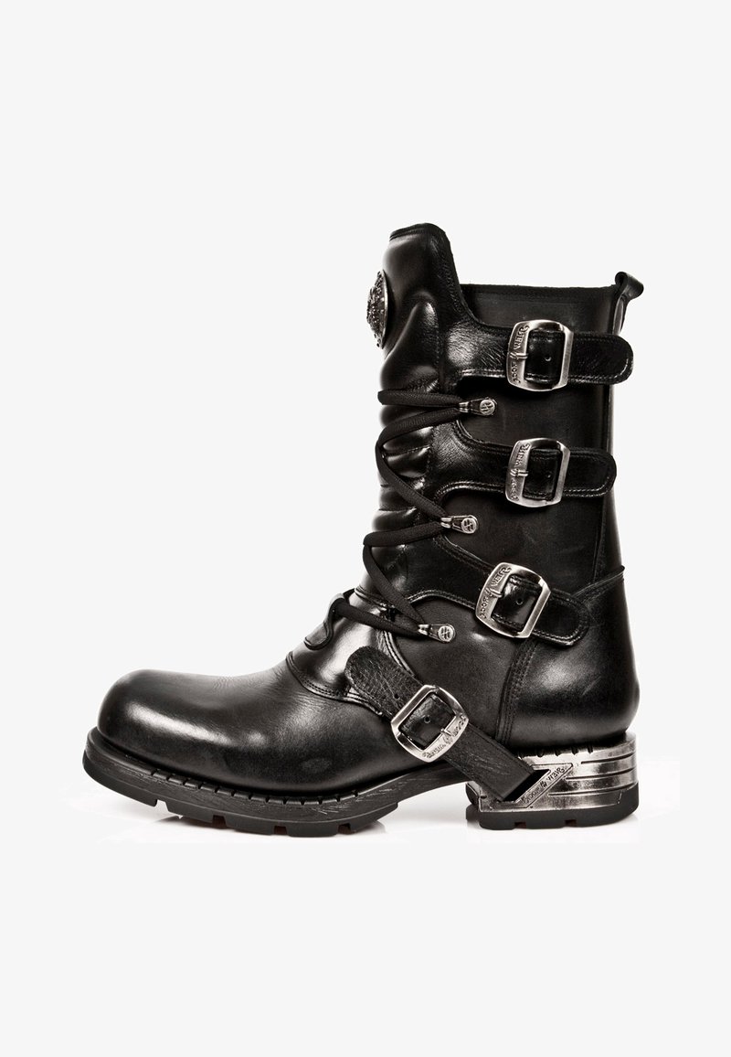 New Rock Cowboy-/Bikerboot - schwarz