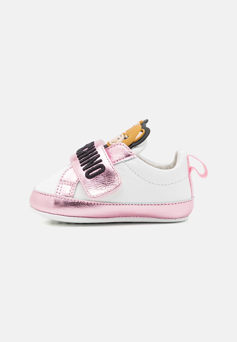 MOSCHINO Spedbarnsko - white/pink/black