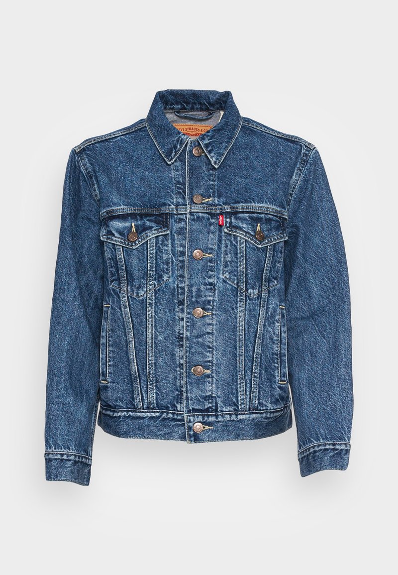 Denim Levi's Trucker Jacke Levis Jacke Rot Kariert Levi's® EX