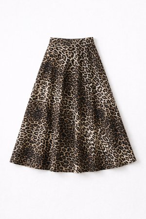 Touché Privé A CUT PATTERNED TABARDINE - Fustă în formă de A - patterned