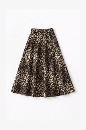 Touché Privé A CUT PATTERNED TABARDINE - Fustă în formă de A - patterned