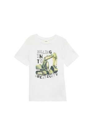 MIT FRONT - T-Shirt print - weiß
