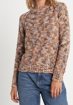 Striktrøje - light brown