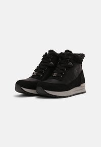 TOM TAILOR Höga sneakers - black
