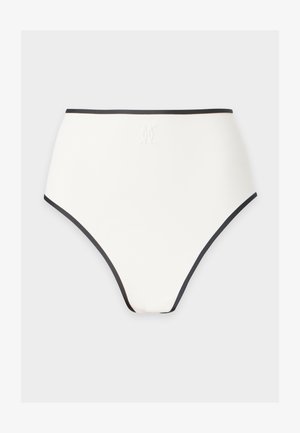 KIKI DE MONTPARNASSE, CONTRASTE - Bas de bikini - ecru/black