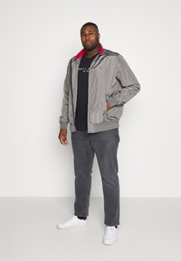 Tommy Hilfiger LOGO TEE - T-shirt estampada - blue