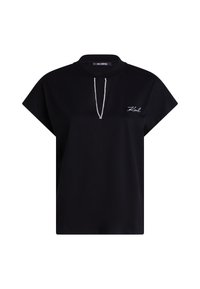 EMBELLISHED RELAXED - T-shirt básica - black
