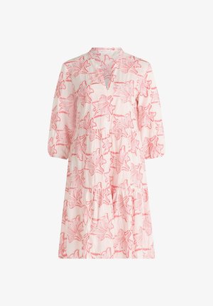 Betty & Co, BETTY & CO MIT STICKEREI STUFENKLEID - Skjortekjole - rosé pink