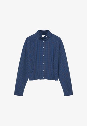 PULL&BEAR, OVERSIZE - SHIRT - Chemisier - dark blue