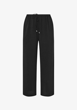 Evans, PLUS SIZE WIDE LEG TROUSERS - Pantalon classique - jet black