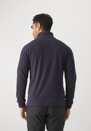 MAN JACKET - Giacca in pile - black blue