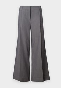 VMTRINE WIDE PLEAT DAD PANT - Pantalon classique - medium grey