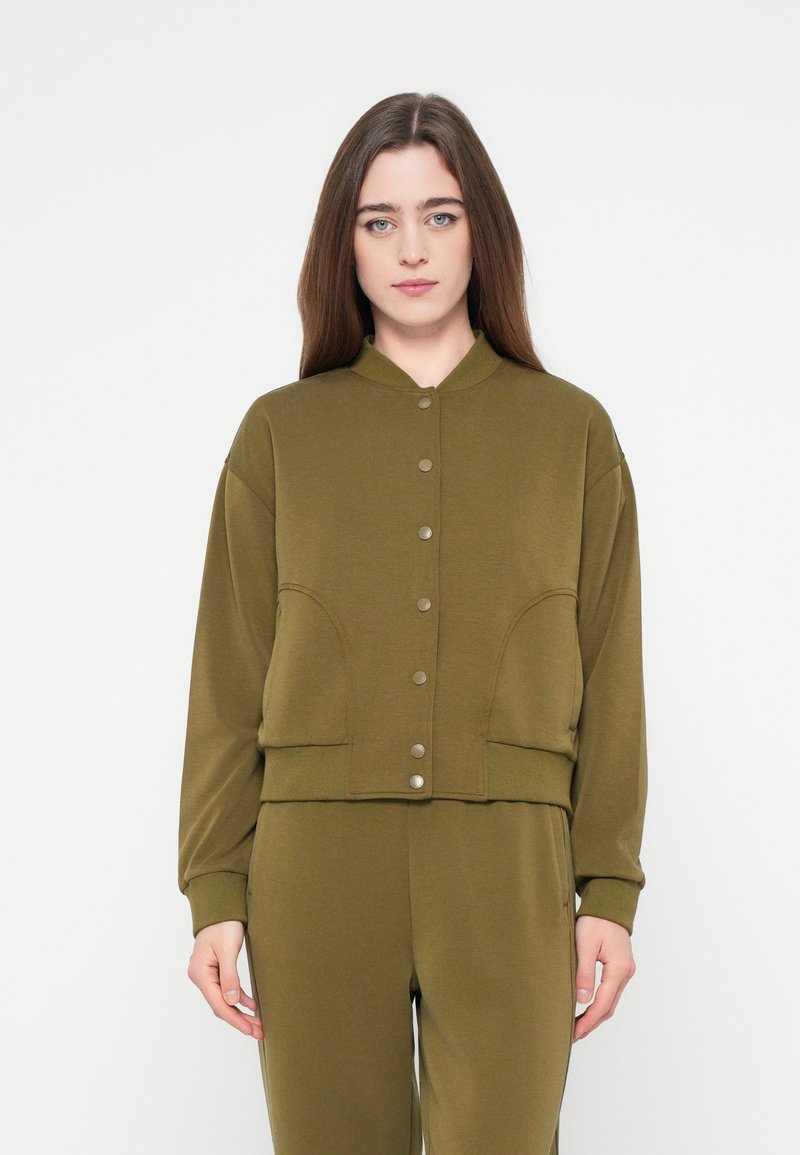 Scotch & Soda Lichte jas olijfgroen