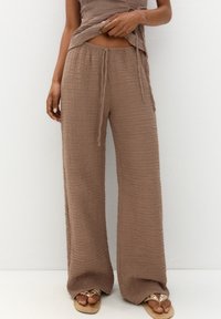 PULL&BEAR - Stoffhose - brown Thumbnail-Bild 1