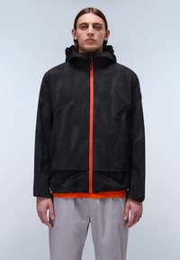 Napapijri - TARTUCA - Summer jacket - black/orange Thumbnail Image 1