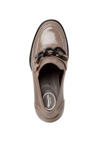 Tamaris COMFORT TROTTEUR - Platform heels - taupe patent