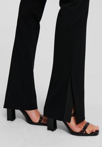 KARL LAGERFELD TAILORED PUNTO - Hlače - black