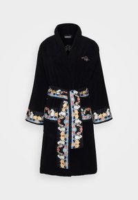 BATHROBE - Dressing gown - black/multicolor