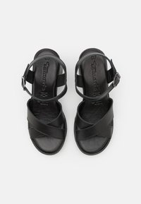 Tamaris Sandali con plateau - black
