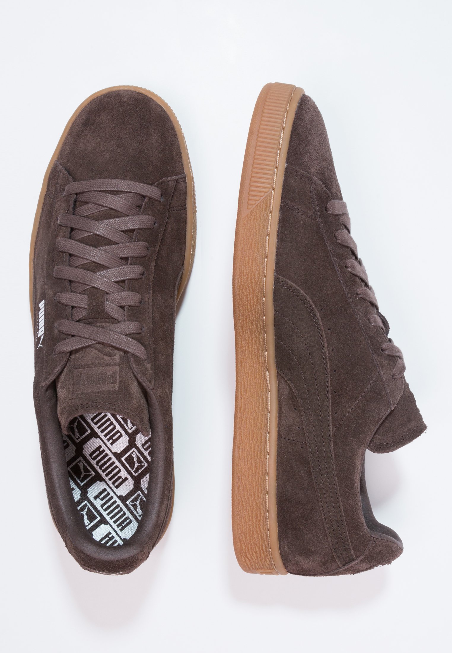 puma suede marroni
